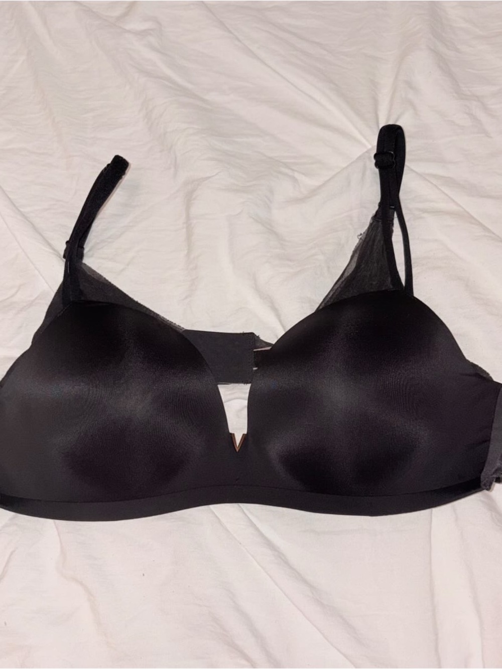 Victoria Secret 34D Black Women's Seamless T-Shirt Bra